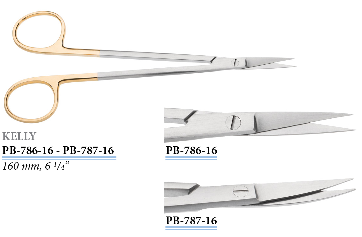 Kelly Scissor - Curved, 160 mm